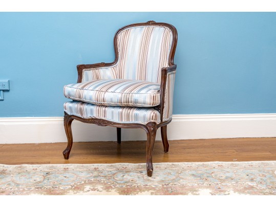 Century Chair Co. Carved Fruitwood Bergere