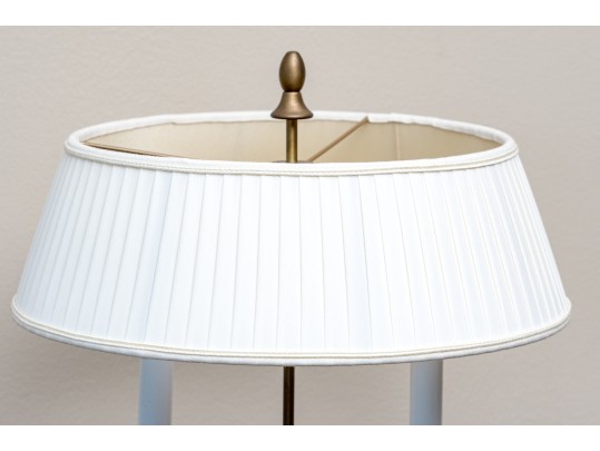 Brass Two Light Bouillotte Lamp
