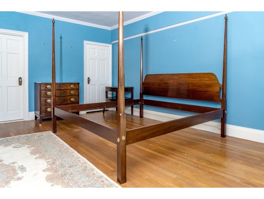 Councill Craftsmen Mahogany King Size Poster Bed