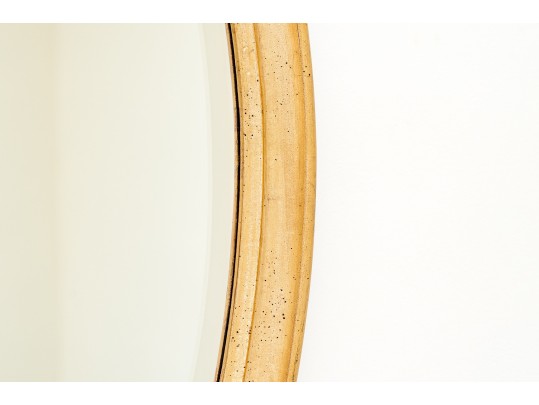 Italian La Barge Oval Beveled Mirror