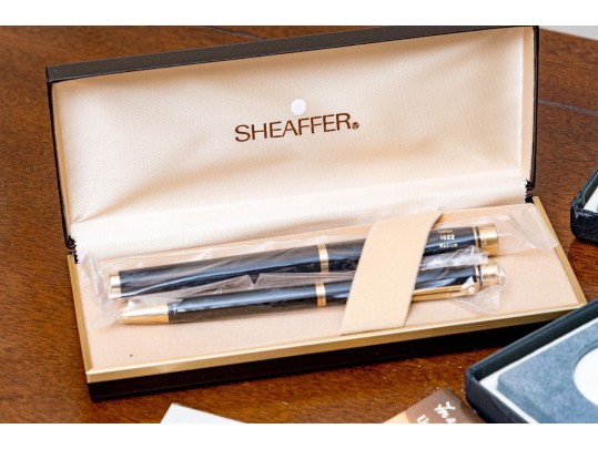 Collection Of Sheaffer Pens With Cases