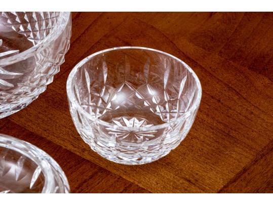 Collection Of Cut Crystal Bowls Including Waterford