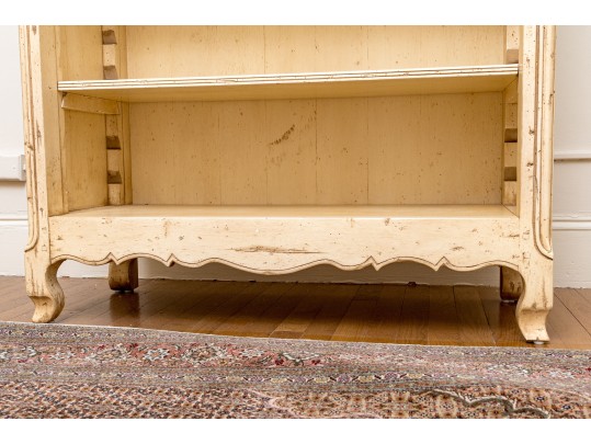 Vintage French Country Style Painted Bookcase
