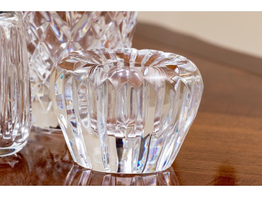 Collection Of Seven Waterford Cut Crystal Items 