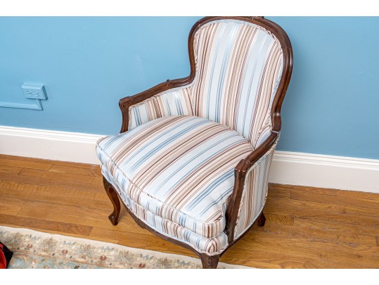 Century Chair Co. Carved Fruitwood Bergere