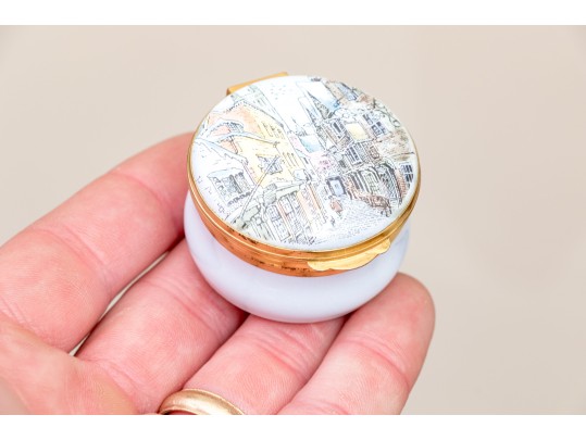 Collection Of Four Small Painted And Enameled Boxes 