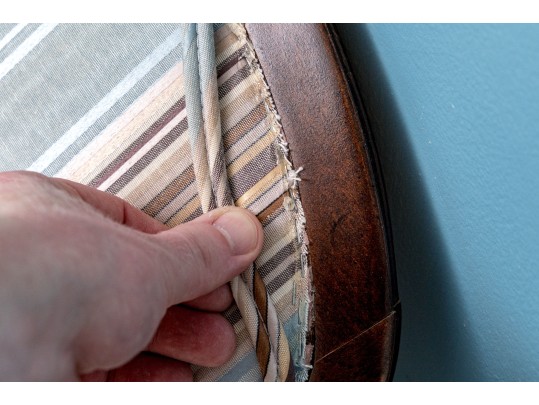 Century Chair Co. Carved Fruitwood Bergere