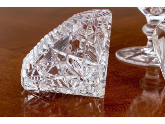 Collection Of Seven Waterford Cut Crystal Items 