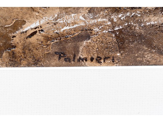 Frank Palmieri (American, 1922-2017) Oil On Board, Portrait Of A Girl