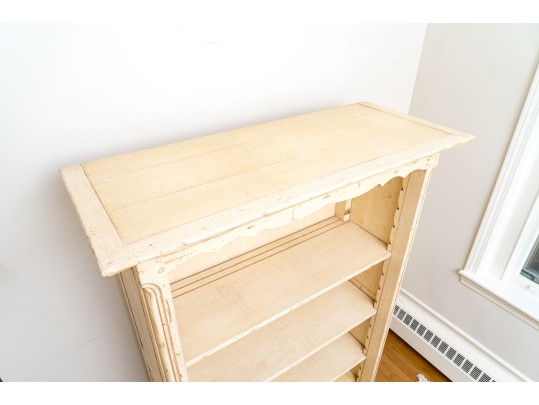 Vintage French Country Style Painted Bookcase