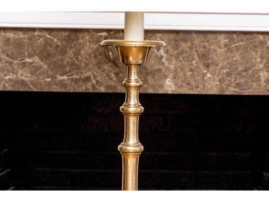 Impressive Brass Floorlamp