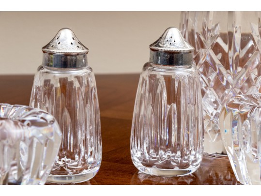 Collection Of Seven Waterford Cut Crystal Items 