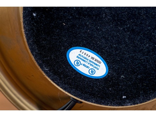 Brass Two Light Bouillotte Lamp