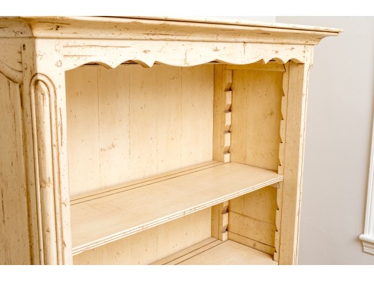 Vintage French Country Style Painted Bookcase