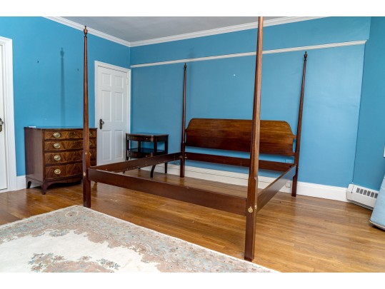 Councill Craftsmen Mahogany King Size Poster Bed