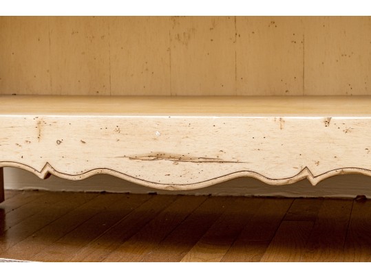 Vintage French Country Style Painted Bookcase