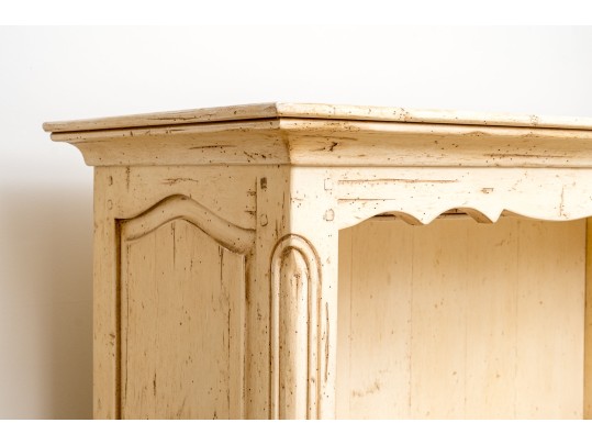 Vintage French Country Style Painted Bookcase