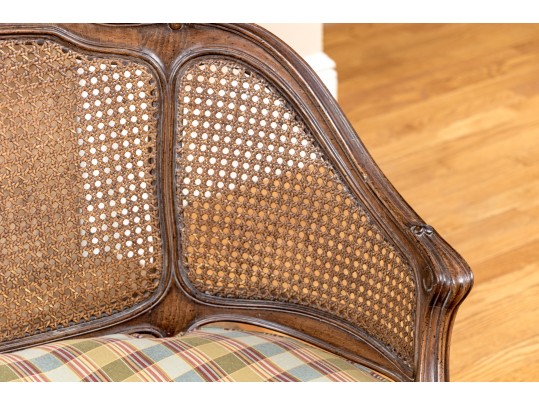 Louis XV Style Cane Back Settee