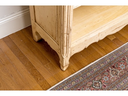 Vintage French Country Style Painted Bookcase