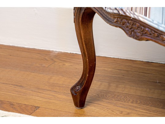 Century Chair Co. Carved Fruitwood Bergere