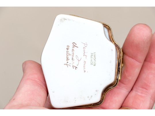 Collection Of Four Small Painted And Enameled Boxes 