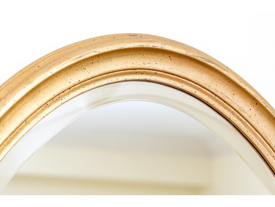 Italian La Barge Oval Beveled Mirror