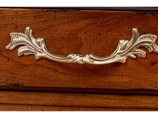 Century Furniture Marquetry Louis XV Style Desk