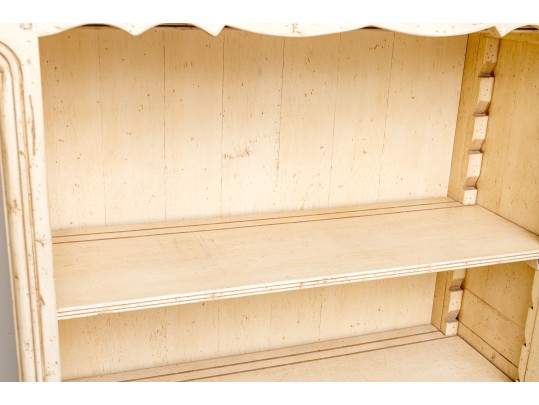 Vintage French Country Style Painted Bookcase