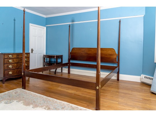 Councill Craftsmen Mahogany King Size Poster Bed