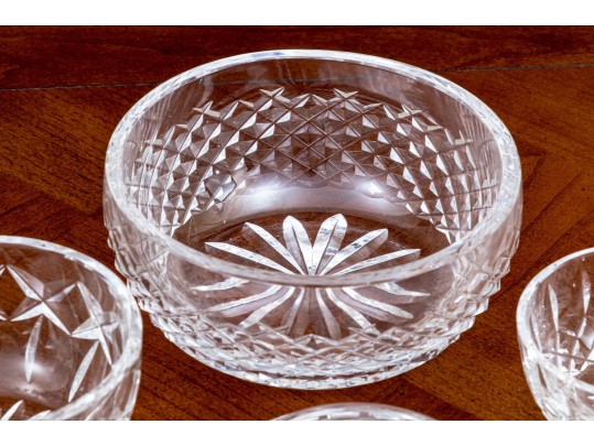 Collection Of Cut Crystal Bowls Including Waterford