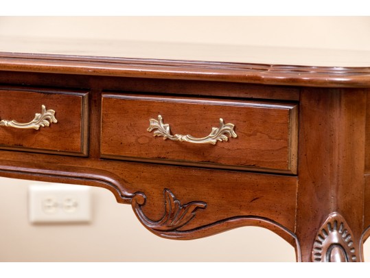 Century Furniture Marquetry Louis XV Style Desk