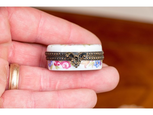 Collection Of Four Small Painted And Enameled Boxes 