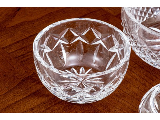 Collection Of Cut Crystal Bowls Including Waterford