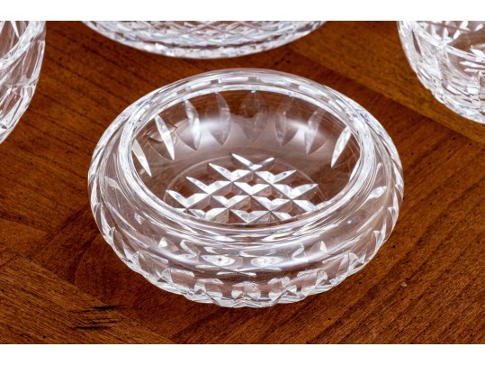 Collection Of Cut Crystal Bowls Including Waterford