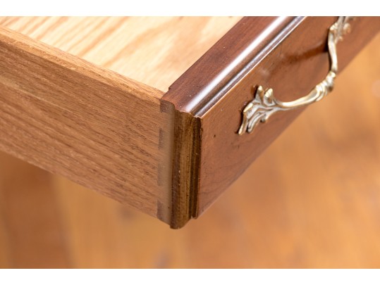 Century Furniture Marquetry Louis XV Style Desk