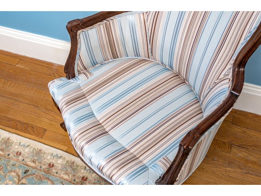 Century Chair Co. Carved Fruitwood Bergere