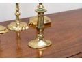 Assembled Lot Of Five Brass Candlesticks