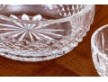 Collection Of Cut Crystal Bowls Including Waterford