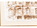 Ink And Wash On Paper, Architectural Scene