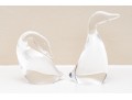 Two Steuben Crystal Water Birds