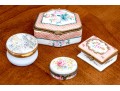 Collection Of Four Small Painted And Enameled Boxes 