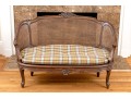 Louis XV Style Cane Back Settee