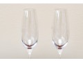Elegant Pair Of Tiffany & Co. Crystal Champagne Flutes