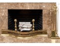 Collection Of Brass And Iron Fire Fire Place Items