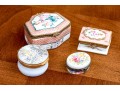 Collection Of Four Small Painted And Enameled Boxes 