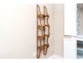Carved Four Shelf Wall Mounted Shelves