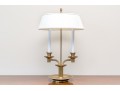 Brass Two Light Bouillotte Lamp