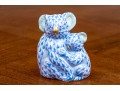 Herend Blue Fishnet Mama And Baby Koala
