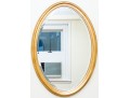 Italian La Barge Oval Beveled Mirror