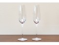Elegant Pair Of Tiffany & Co. Crystal Champagne Flutes